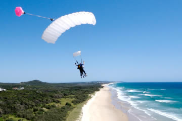 Skydive Over Coolum Beach